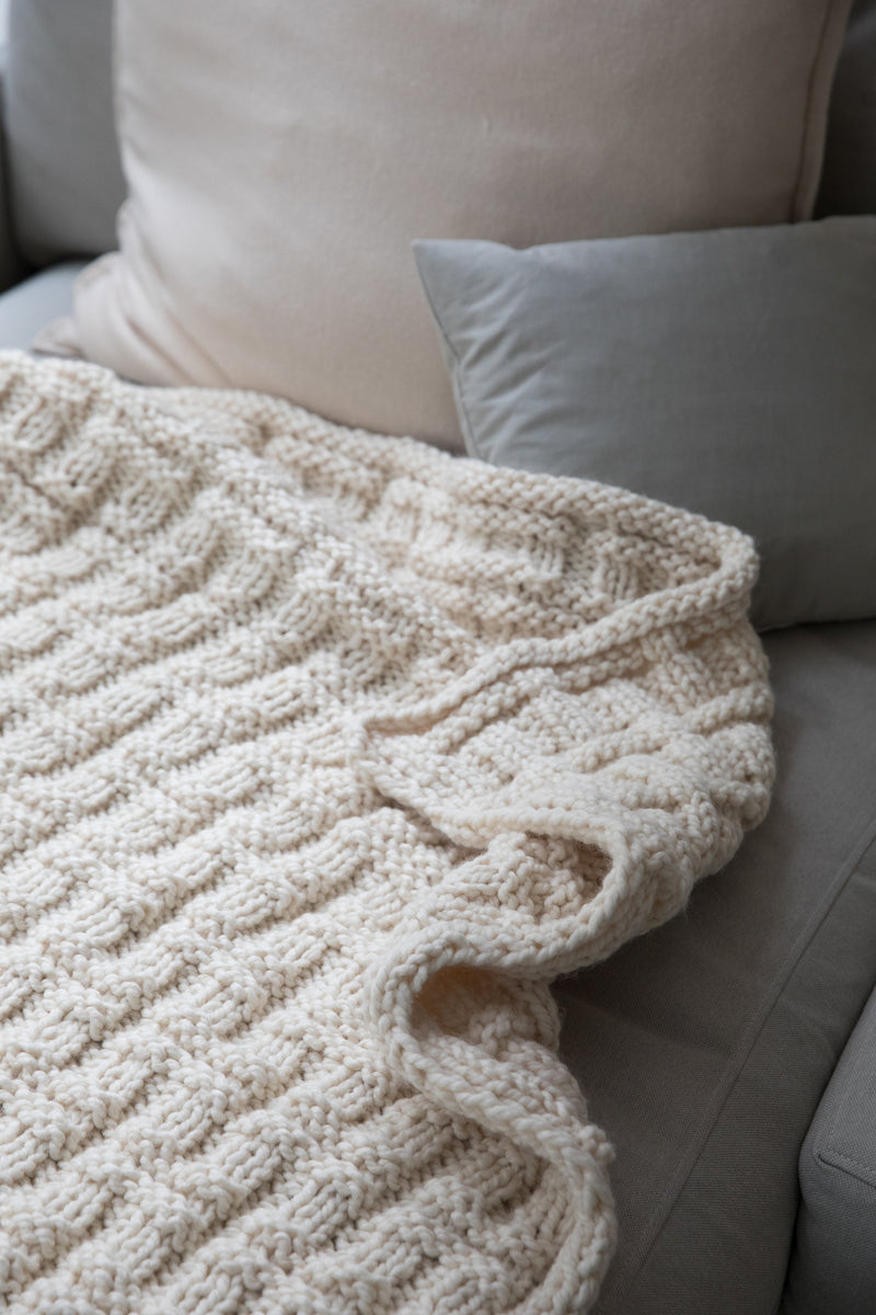 Textured Afghan (Knit)