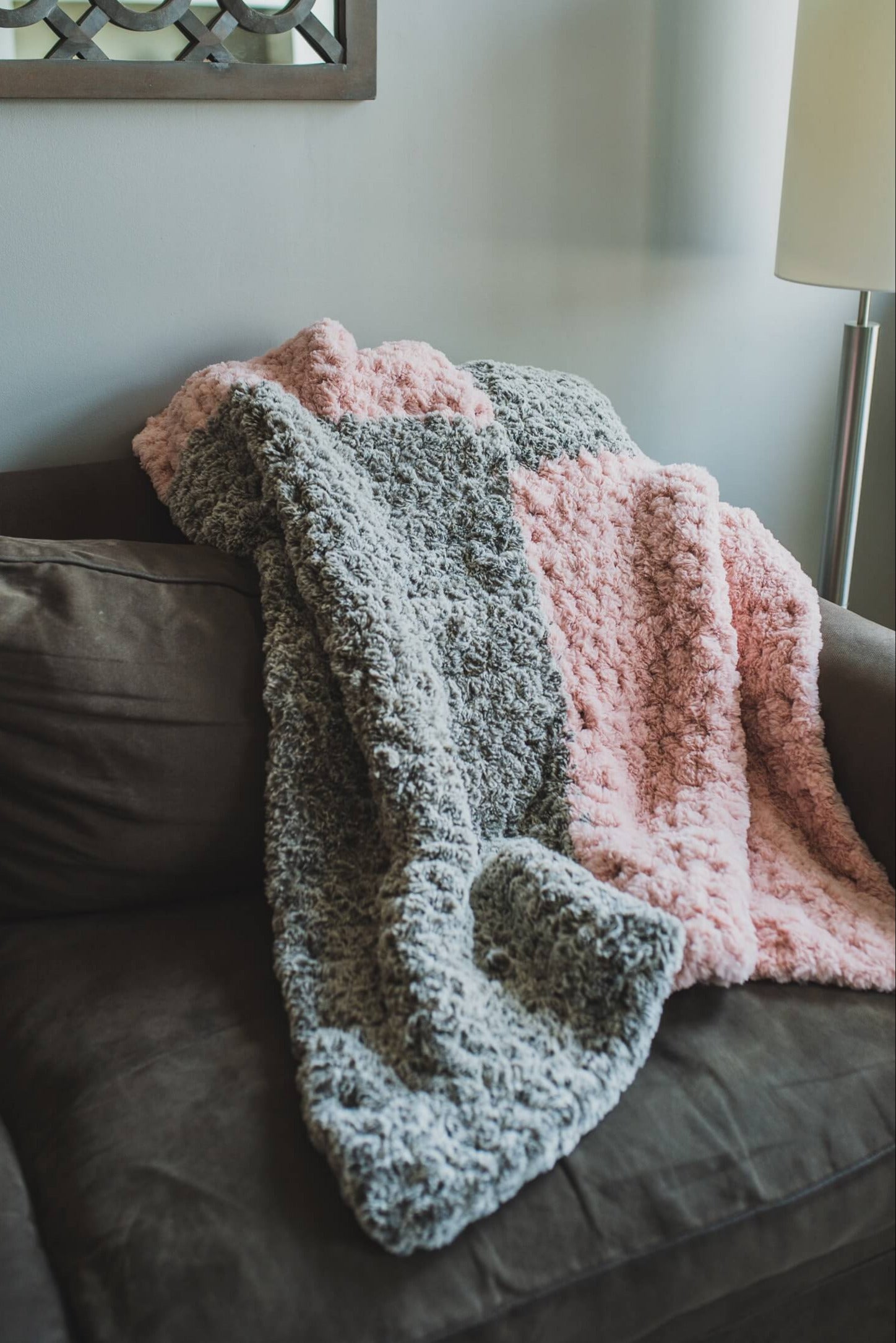 Lush Colorblock Afghan (Crochet) – Lion Brand Yarn