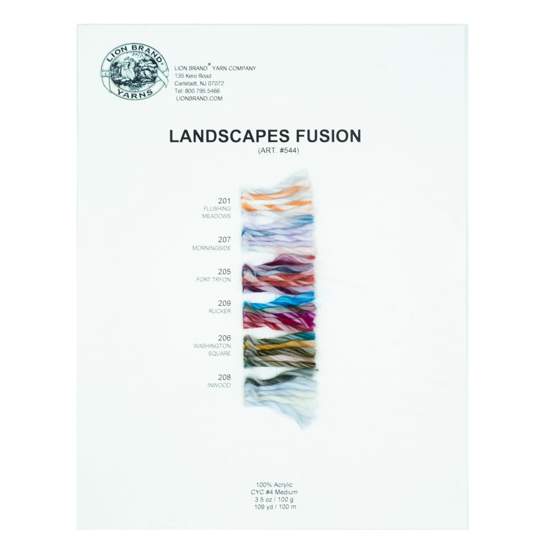 Landscapes® Fusion Yarn Color Card