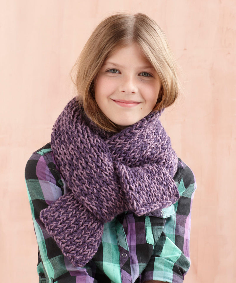 Loom Double Knit 2 Ball Scarf