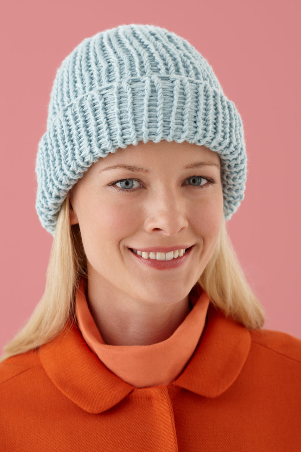 Loom Double Knit Hat – Lion Brand Yarn