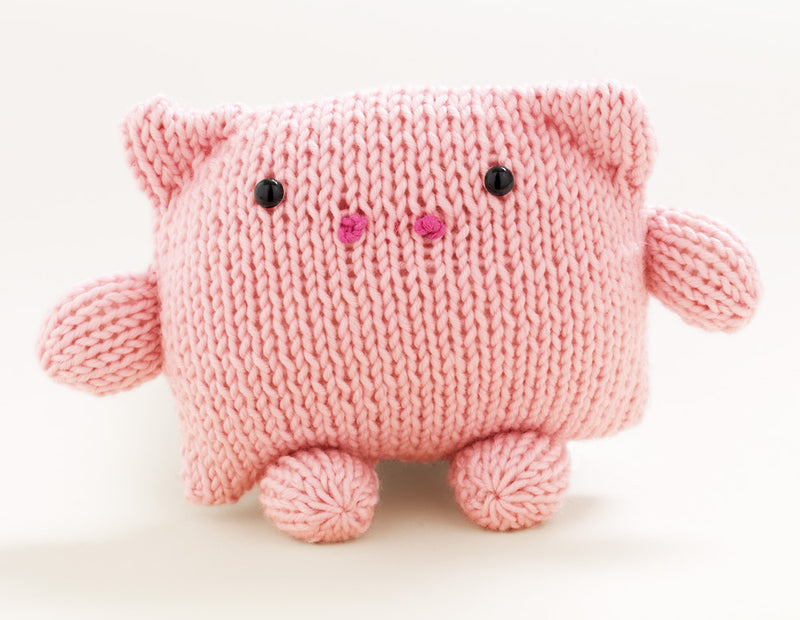 Loom Knit Pig Pattern - Version 3