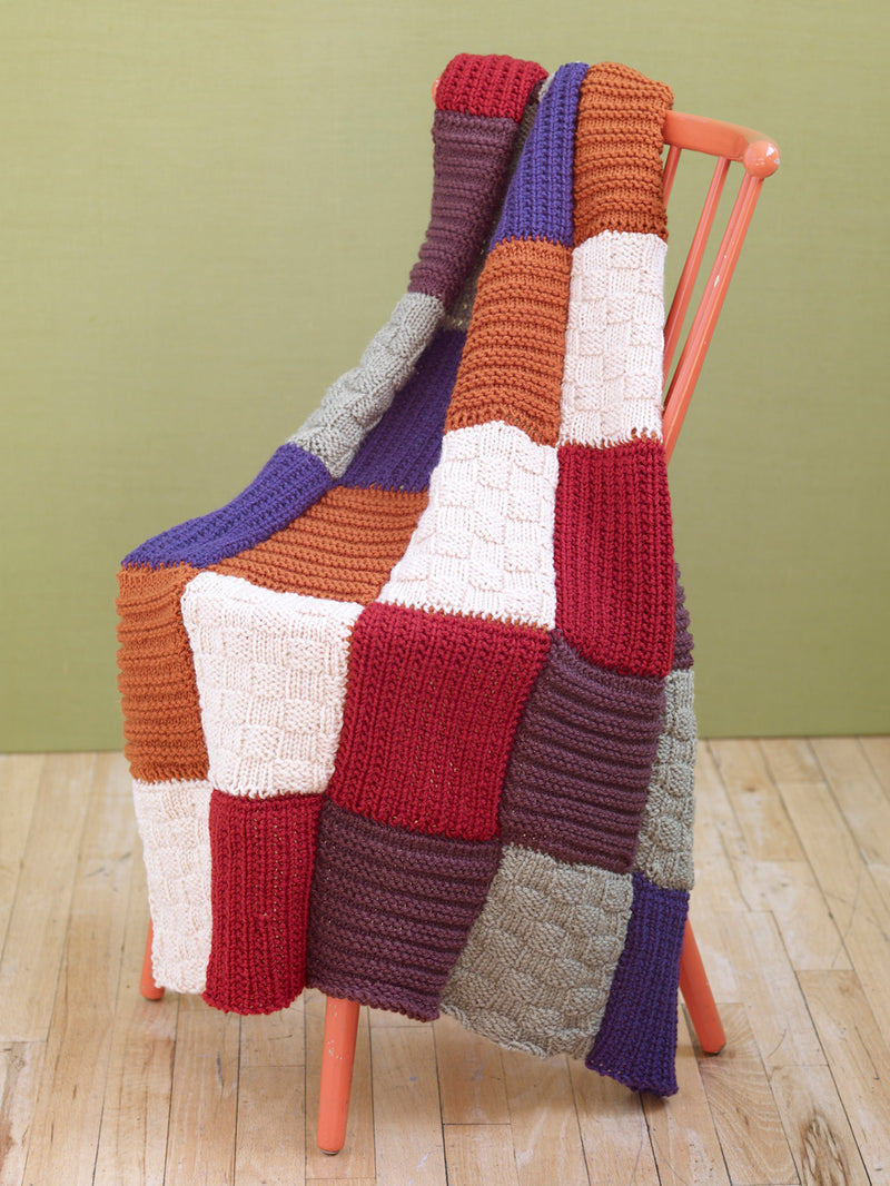 Loom Knit Sampler Afghan - Version 1