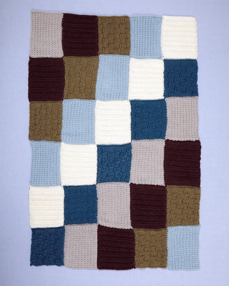 Loom Knit Sampler Afghan - Version 2
