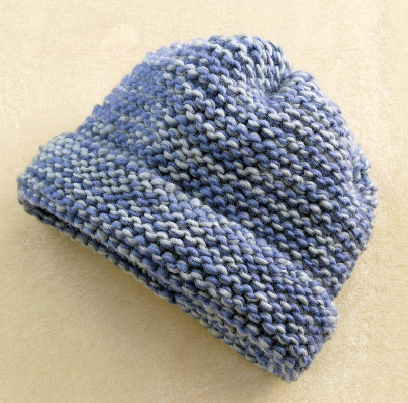 Loom  Knit Tweedy Hat