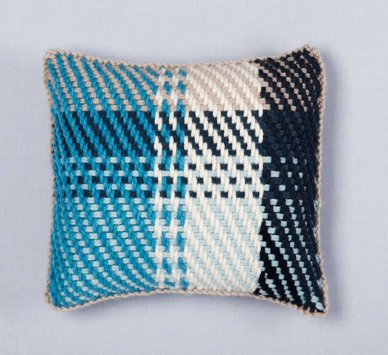 Loom Woven Blueberry Pillow (Loom-Weave)