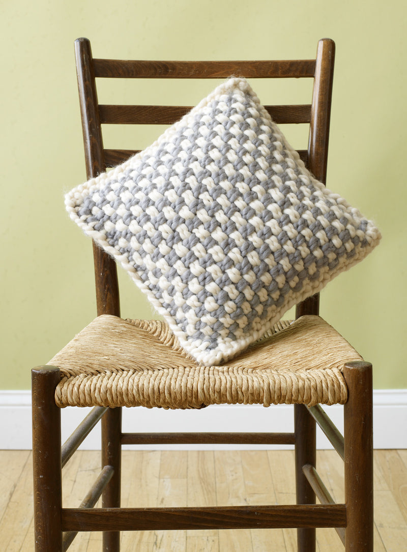 Loom Woven Tonal Pillow (Loom-Weave)