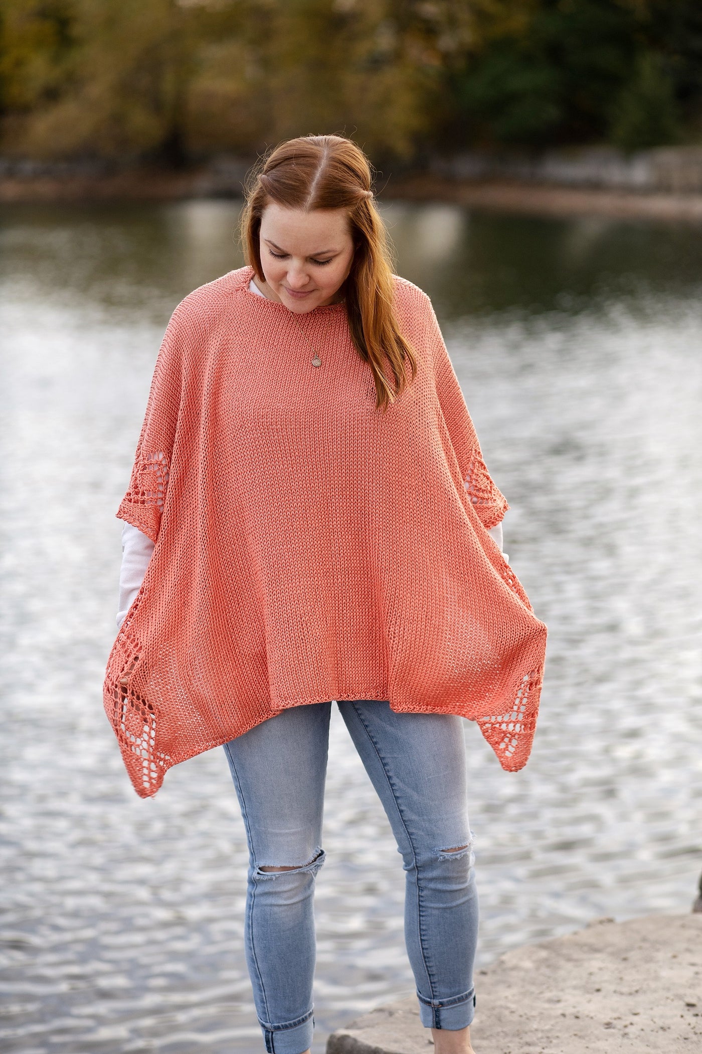 Wild Flower Poncho (Knit) – Lion Brand Yarn