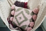 Boho Pom-Pom Pillow (Crochet) thumbnail