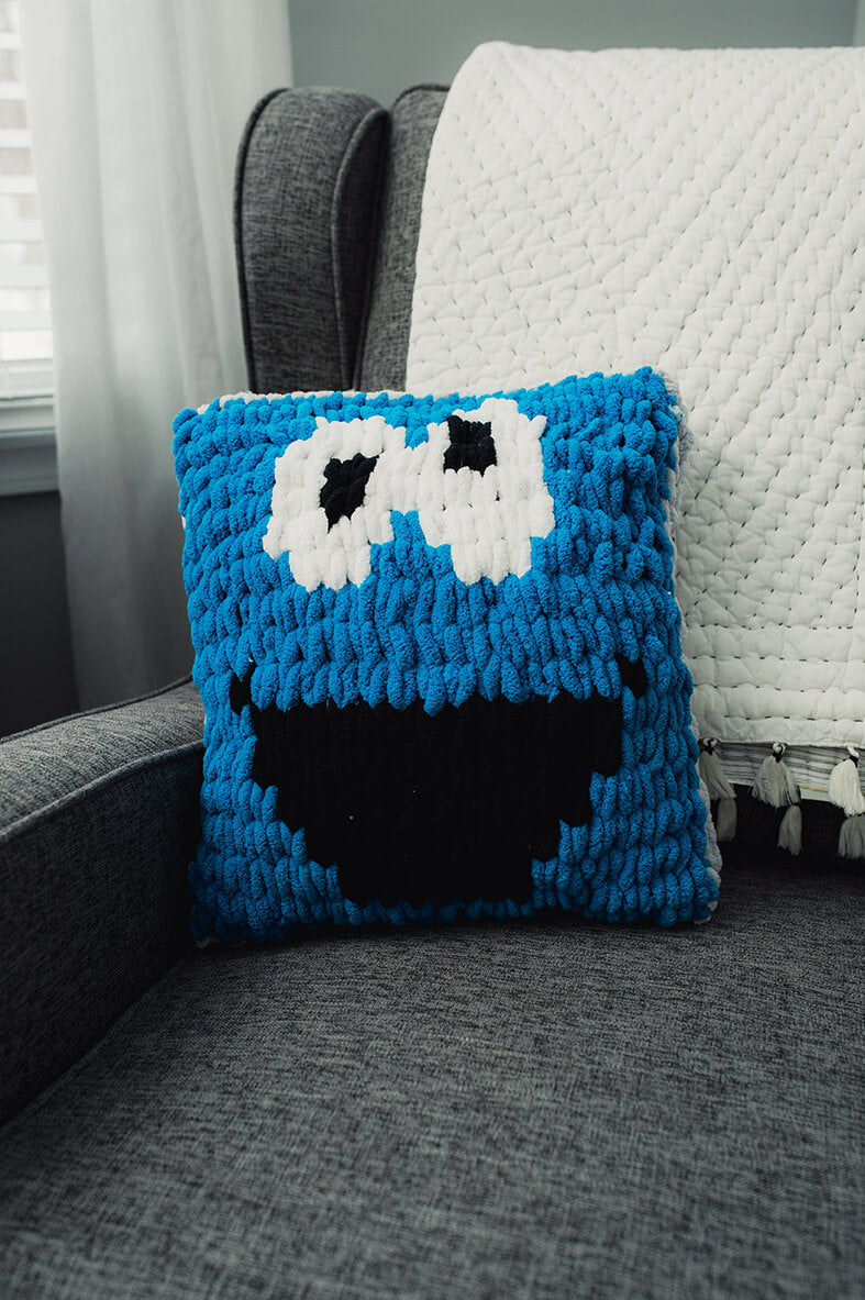 Cookie Monster Pillow (Crafts)