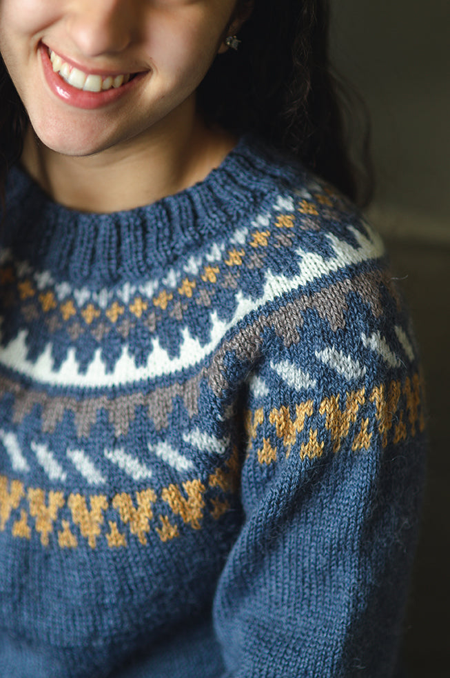 Fair Isle Yoke Sweater (Knit)