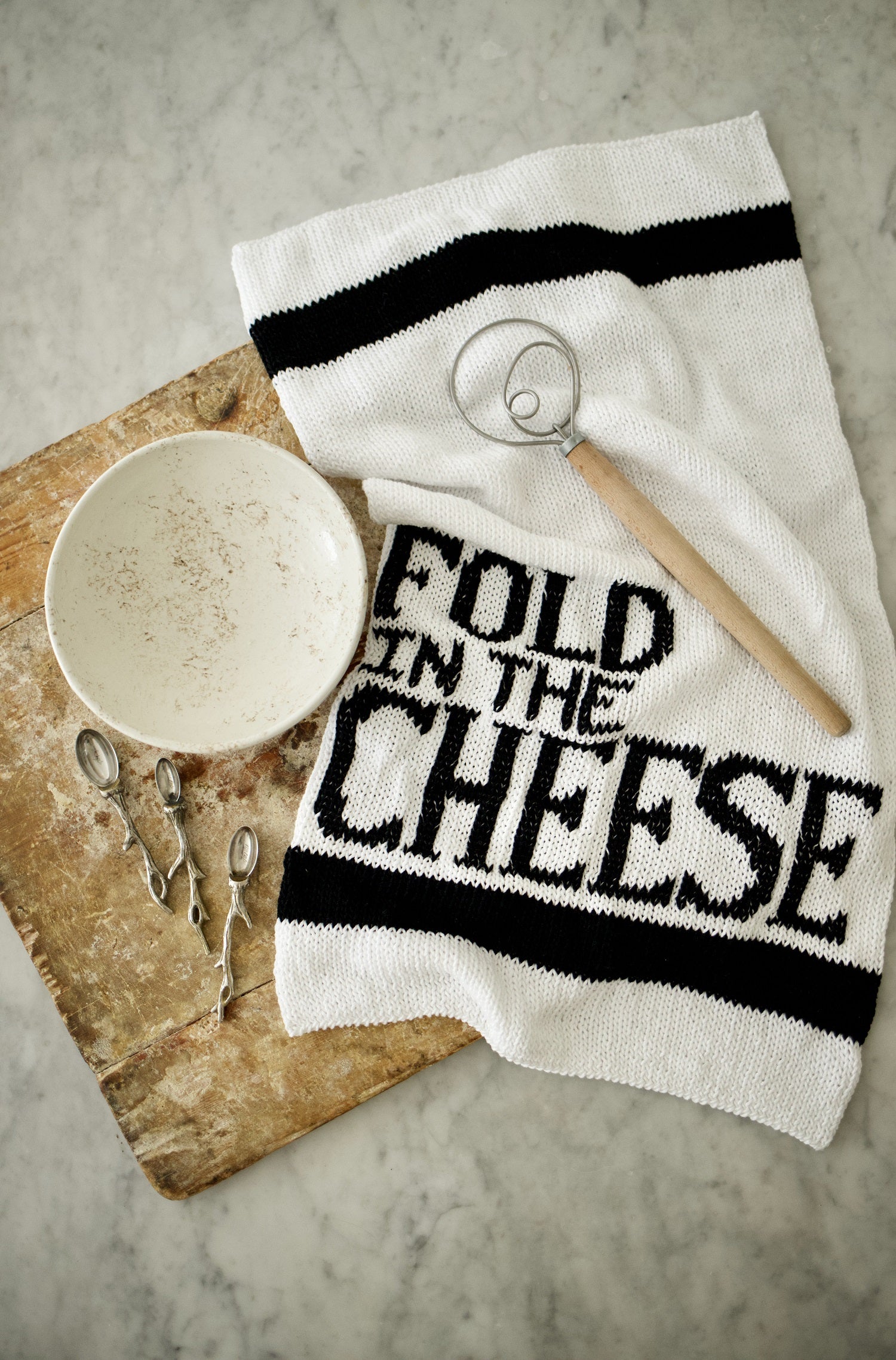 Knit Kit - Fold in the Cheese Dish Towel – Lion Brand Yarn