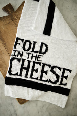 Fold in the Cheese Dish Towel (Knit)