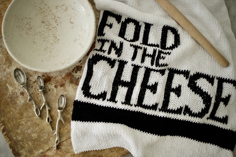 Fold in the Cheese Dish Towel (Knit) [Bundle]