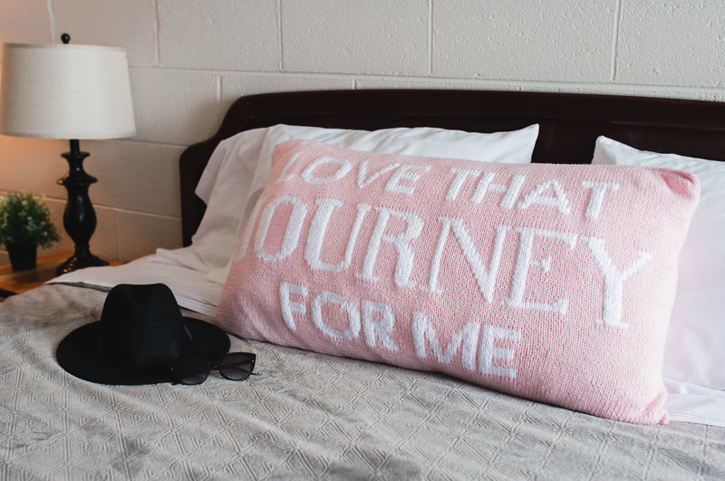 Knit Kit - Love That Journey For Me Pillow