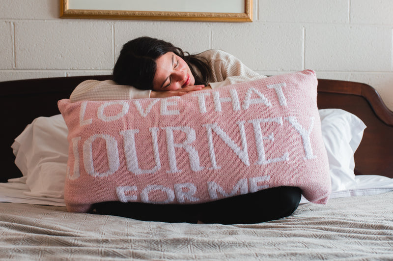 Knit Kit - Love That Journey For Me Pillow