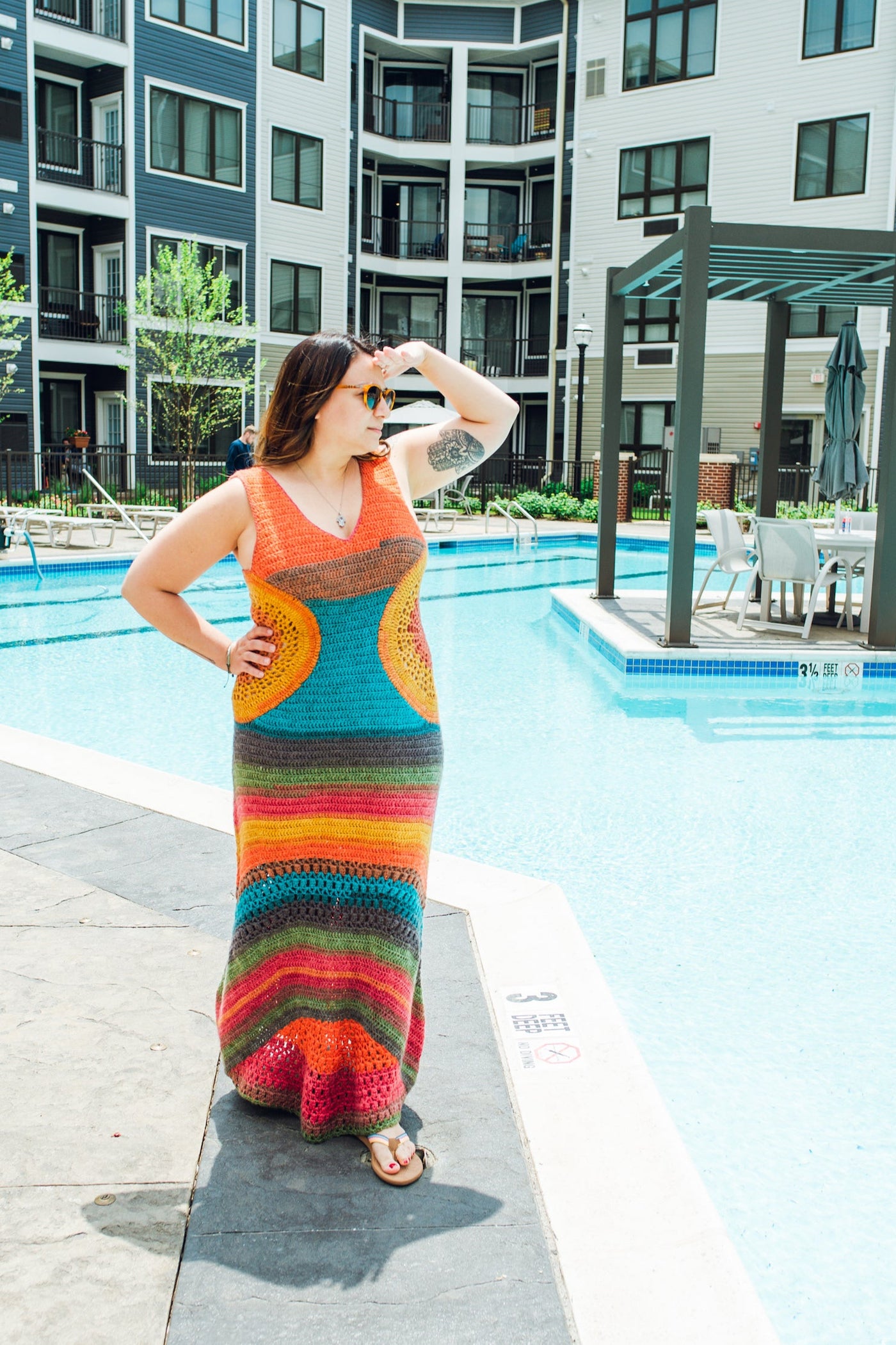 Miranda Dress (Crochet) Lion Brand Yarn Miranda Dress (Crochet) Lion Brand Yarn