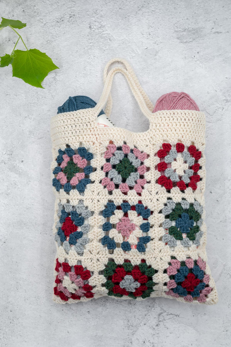 Granny Square Market Bag (Crochet)