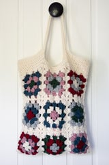 Granny Square Market Bag (Crochet) thumbnail