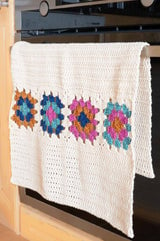 Granny Square Dish Towel (Crochet) thumbnail