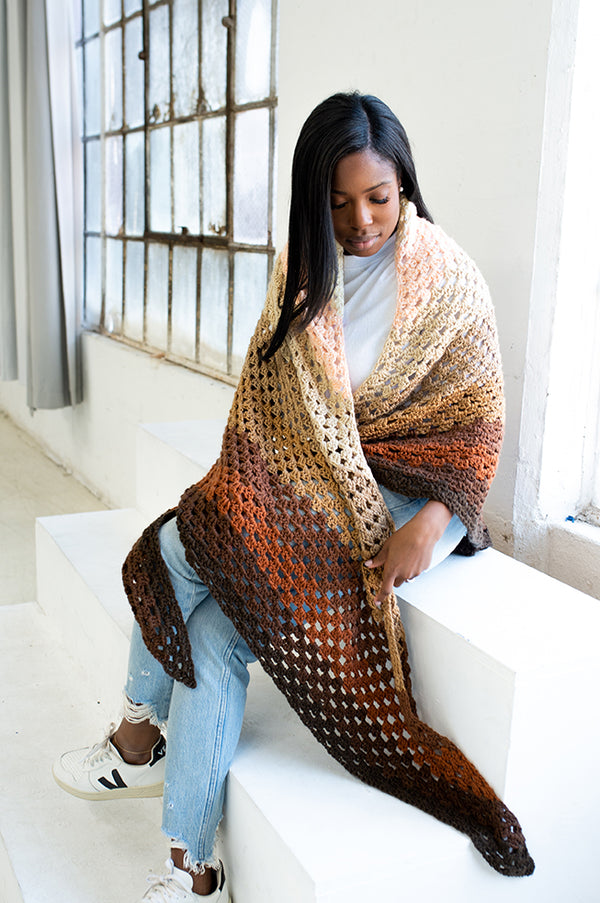 Cal Shawl Recipe (Crochet) – Lion Brand Yarn