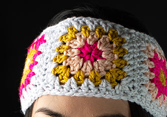 Granny Square Headband (Crochet)