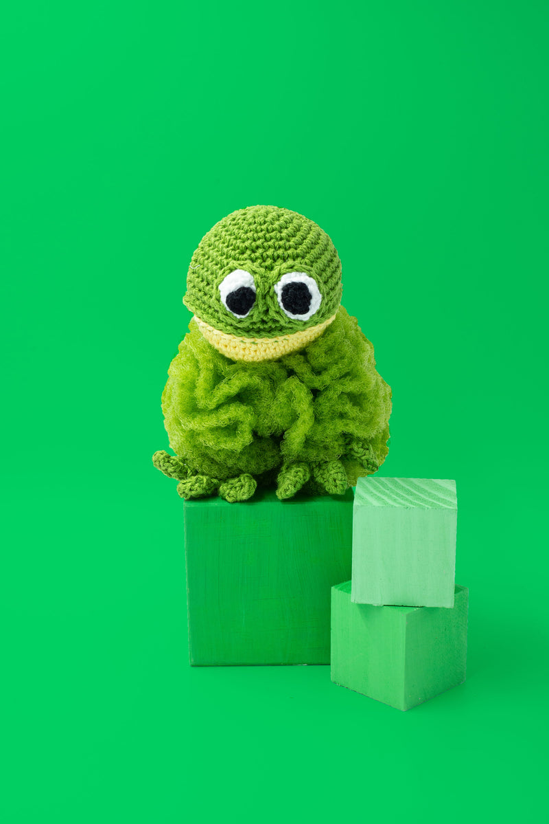 Frog Scrubby Buddy (Crochet)