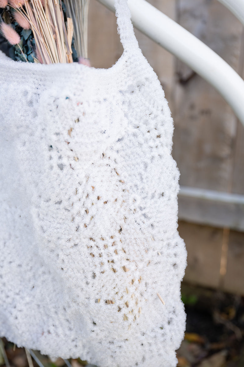 Hexagon Flowers Bag (Crochet)1