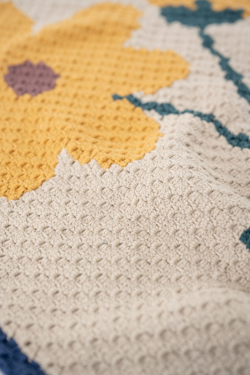 Spring Bloom C2C Blanket (Crochet)