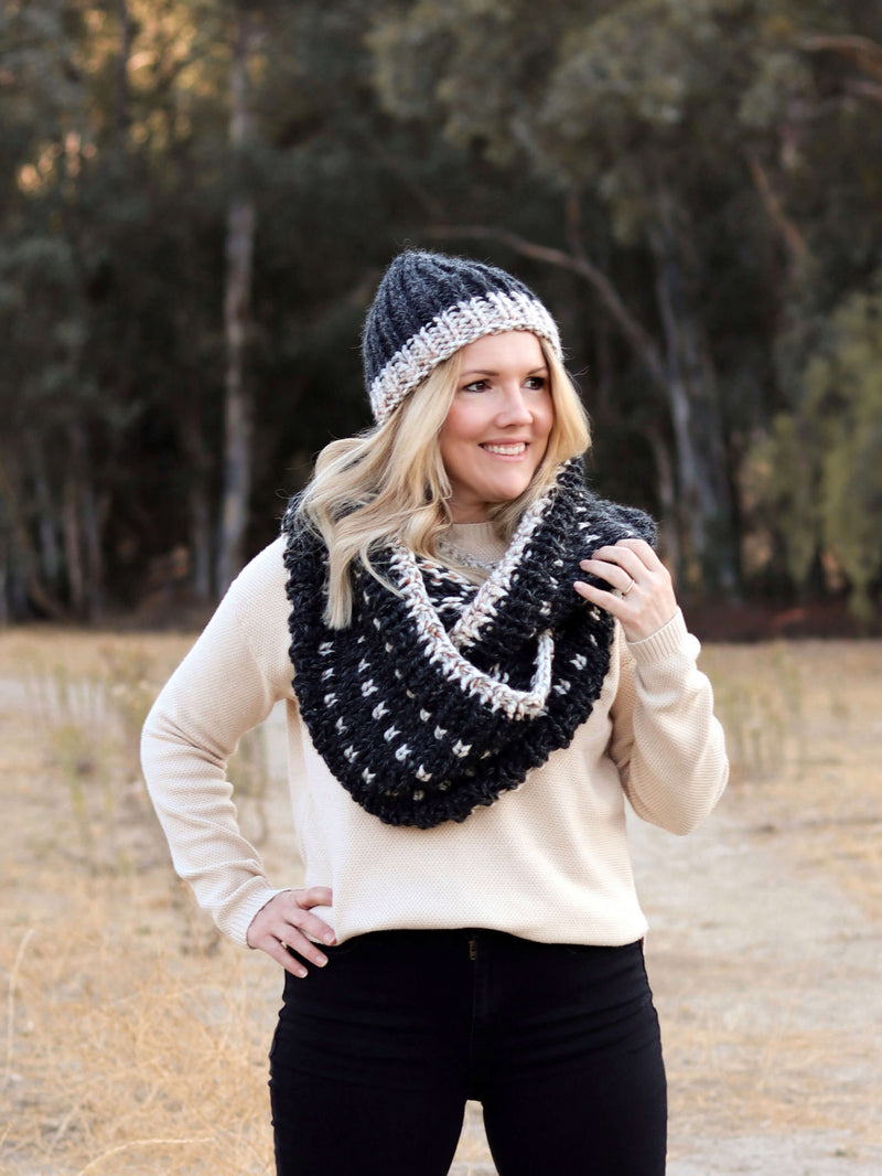 Knit Kit - Harbour Cowl and Hat Set