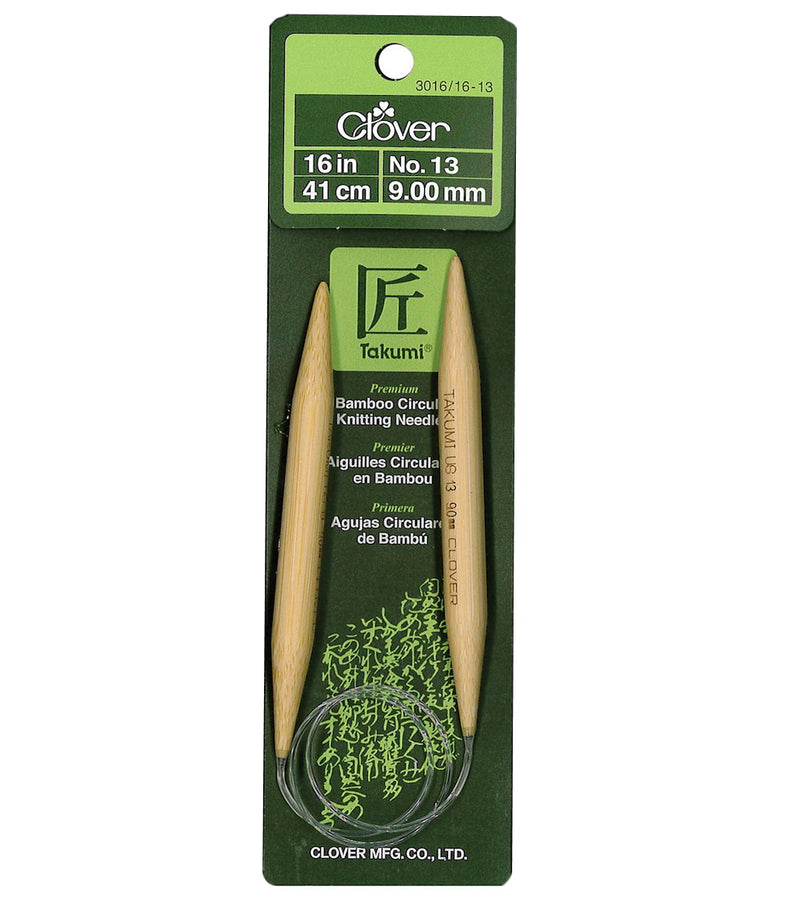 Clover Bamboo Circular Knitting Needles 16 (Sizes 11 & 13) – Lion