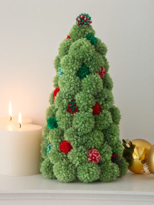 Pompom Holiday Tree (Crafts)