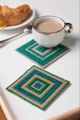 Tea Time Coasters (Crafts) – Lion Brand Yarn