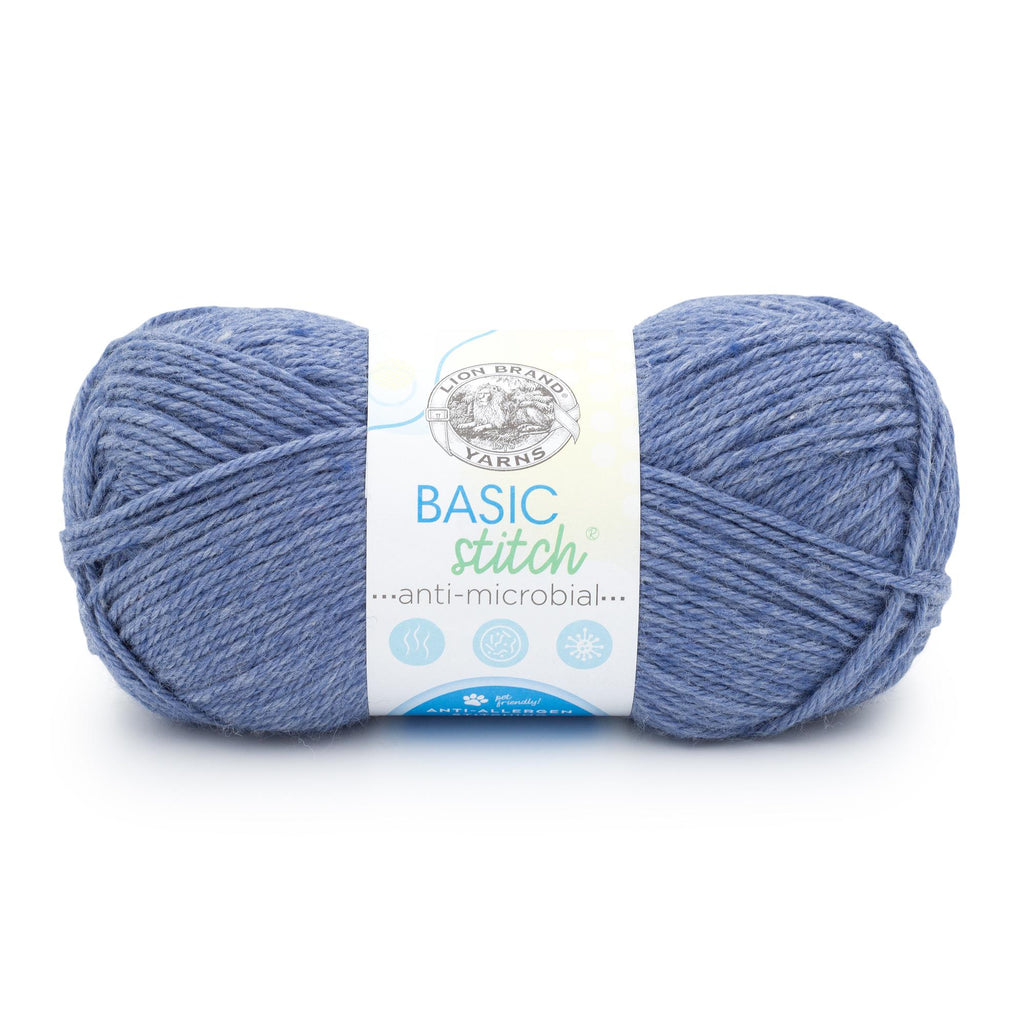 Lion Brand Yarn Basic Stitch Anti-Pilling Knitting Yarn, Yarn for  Crocheting, 1-Pack, Black/White