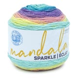 Lion Brand Yarn Mandala Sparkle Nova Metallic Self-Striping Light Acrylic Multi-Color  Yarn - DroneUp Delivery