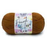 1 Skein) Lion Brand Yarn 550-120G Pound Of Love Yarn, Sugar Cookie