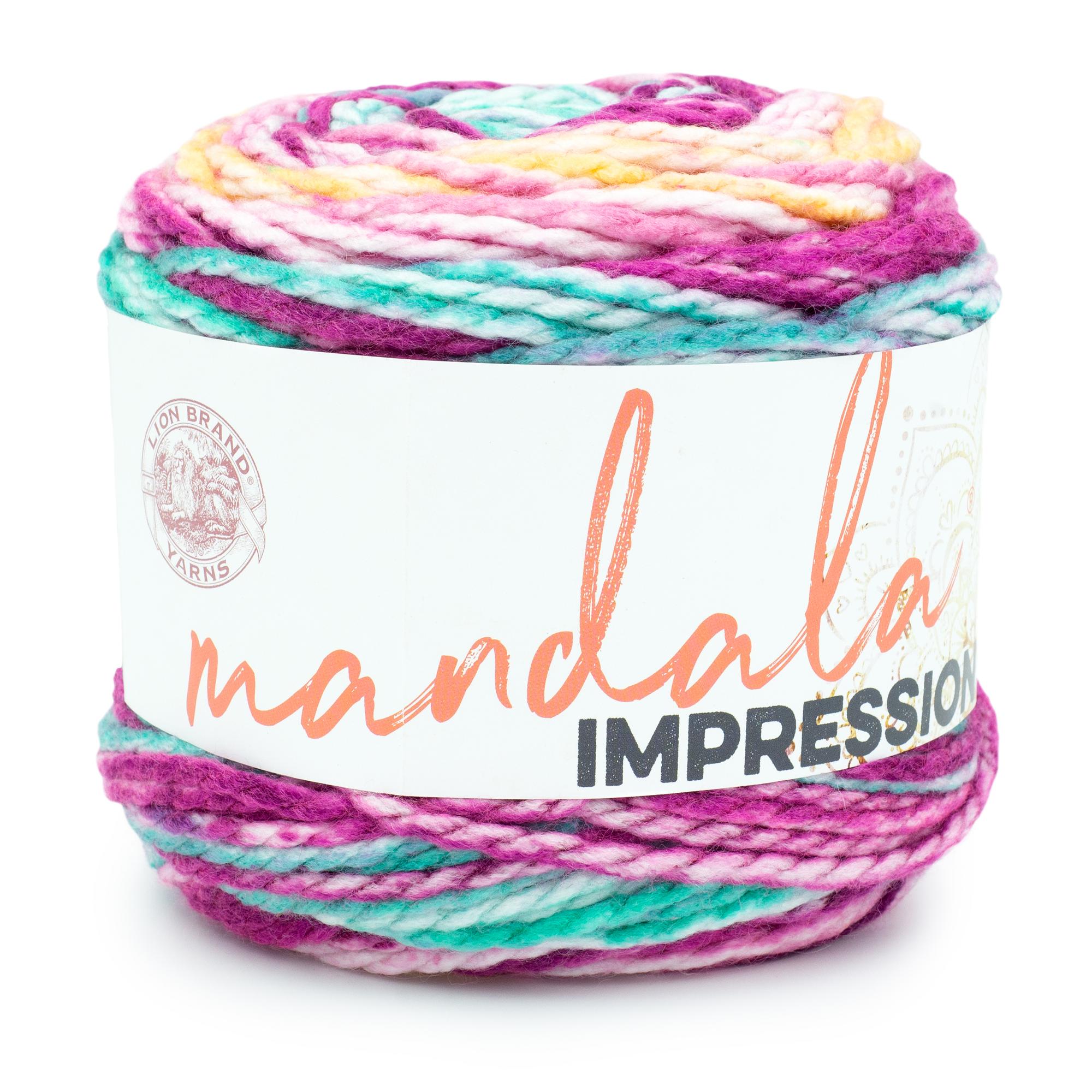 Mandala Impressions Yarn Lion Brand Yarn Mandala impressions yarn lion brand yarn