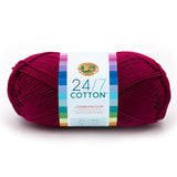 Lion Brand 24/7 Cotton Yarn-navy : Target