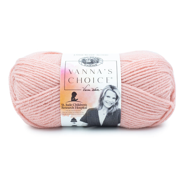 Vannas Choice Yarn, Pink 101, Medium 4 - skein, 3.5 oz