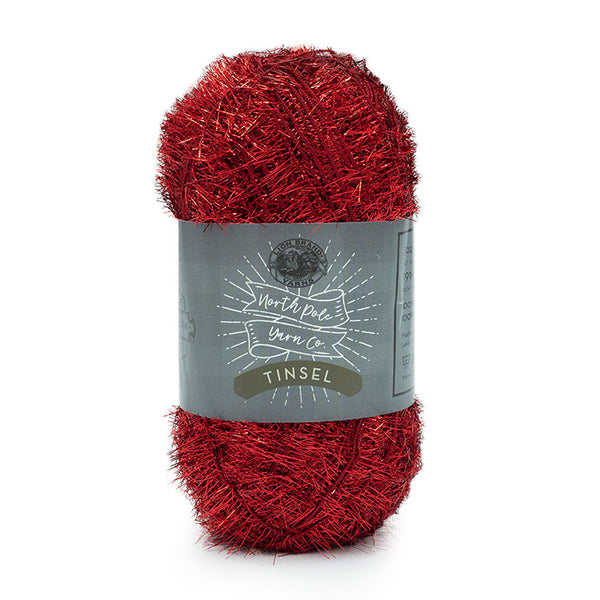 North Pole Yarn Co Tinsel Yarn Lion Brand Yarn