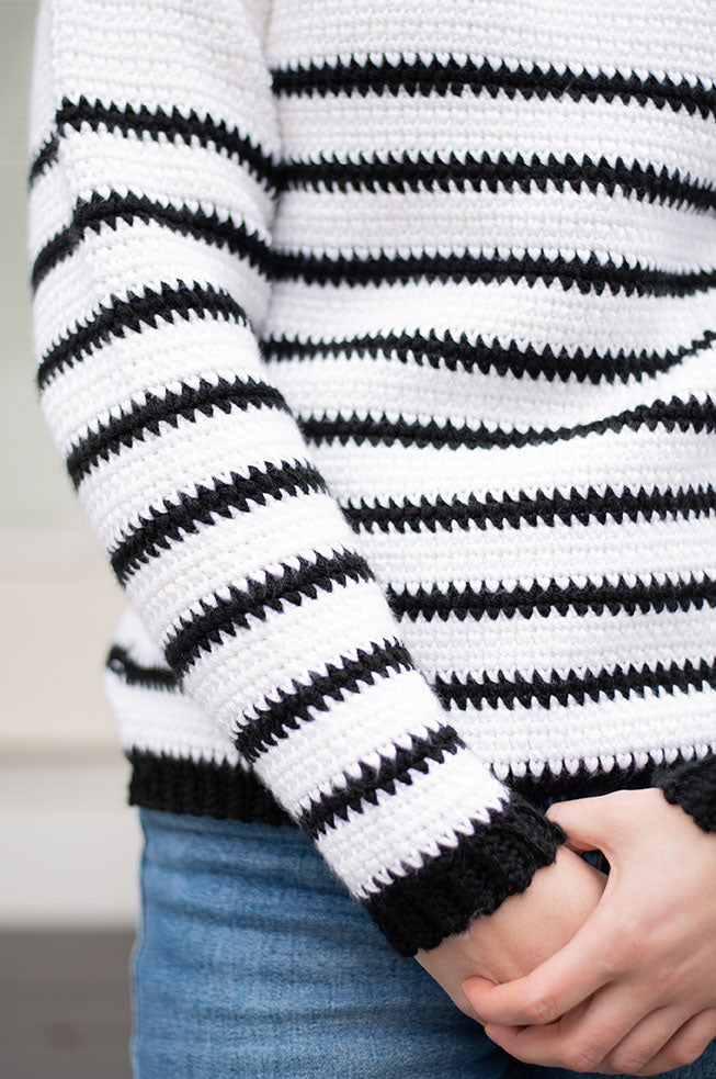 David Striped Sweater (Crochet) [Bundle]