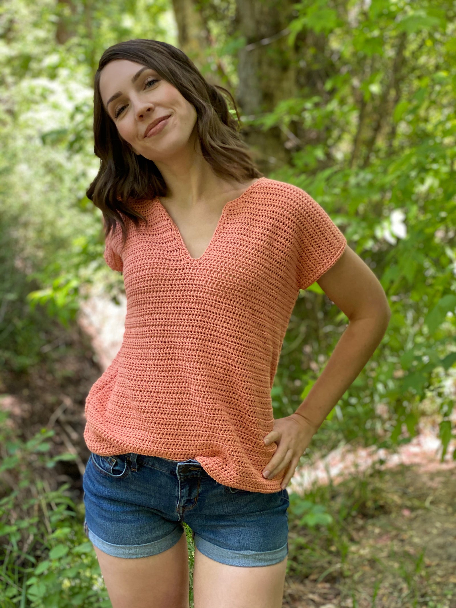 Crochet Kit - Sweet Summer Tee – Lion Brand Yarn