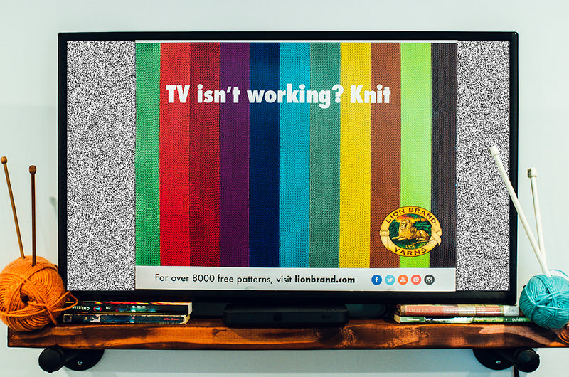 Lion Brand Poster #1 – TV Isn’t Working