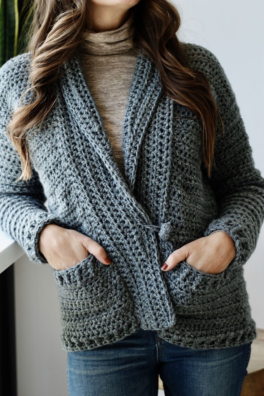 Crochet Kit - Harold Cardigan – Lion Brand Yarn
