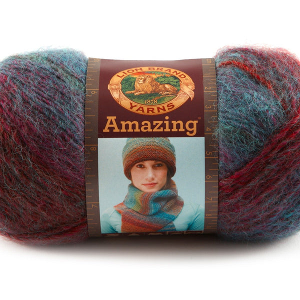 Lion brand landscapes yarn. Color is Boardwalk shawl made byAngie Meininger  > OFFICIAL CCC