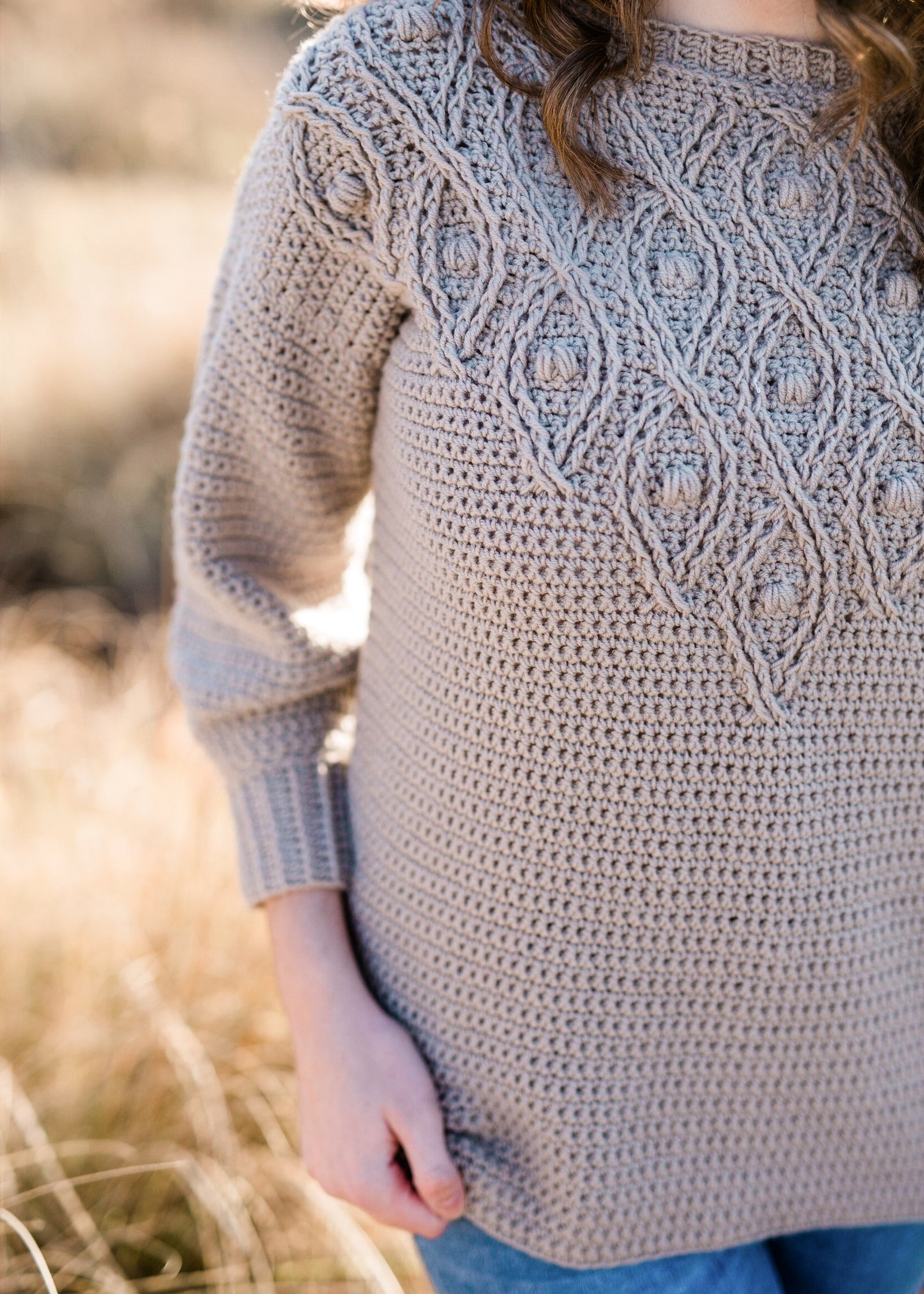 Crochet Kit - Weave & Wander Sweater – Lion Brand Yarn