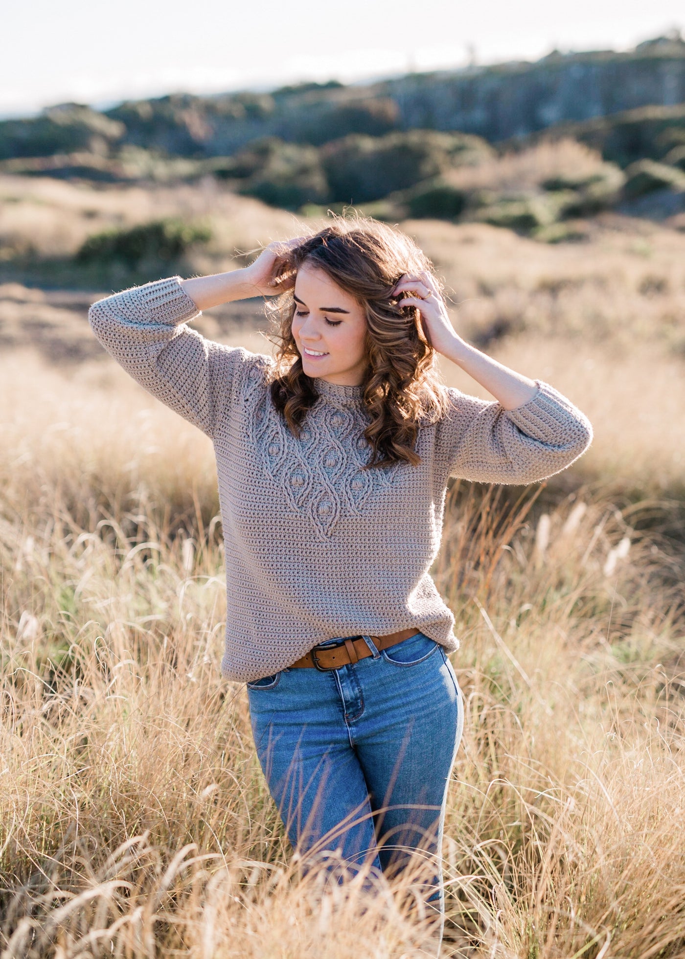 Crochet Kit - Weave & Wander Sweater – Lion Brand Yarn