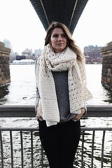 Snowfall on the Bowery Wrap (Crochet) thumbnail
