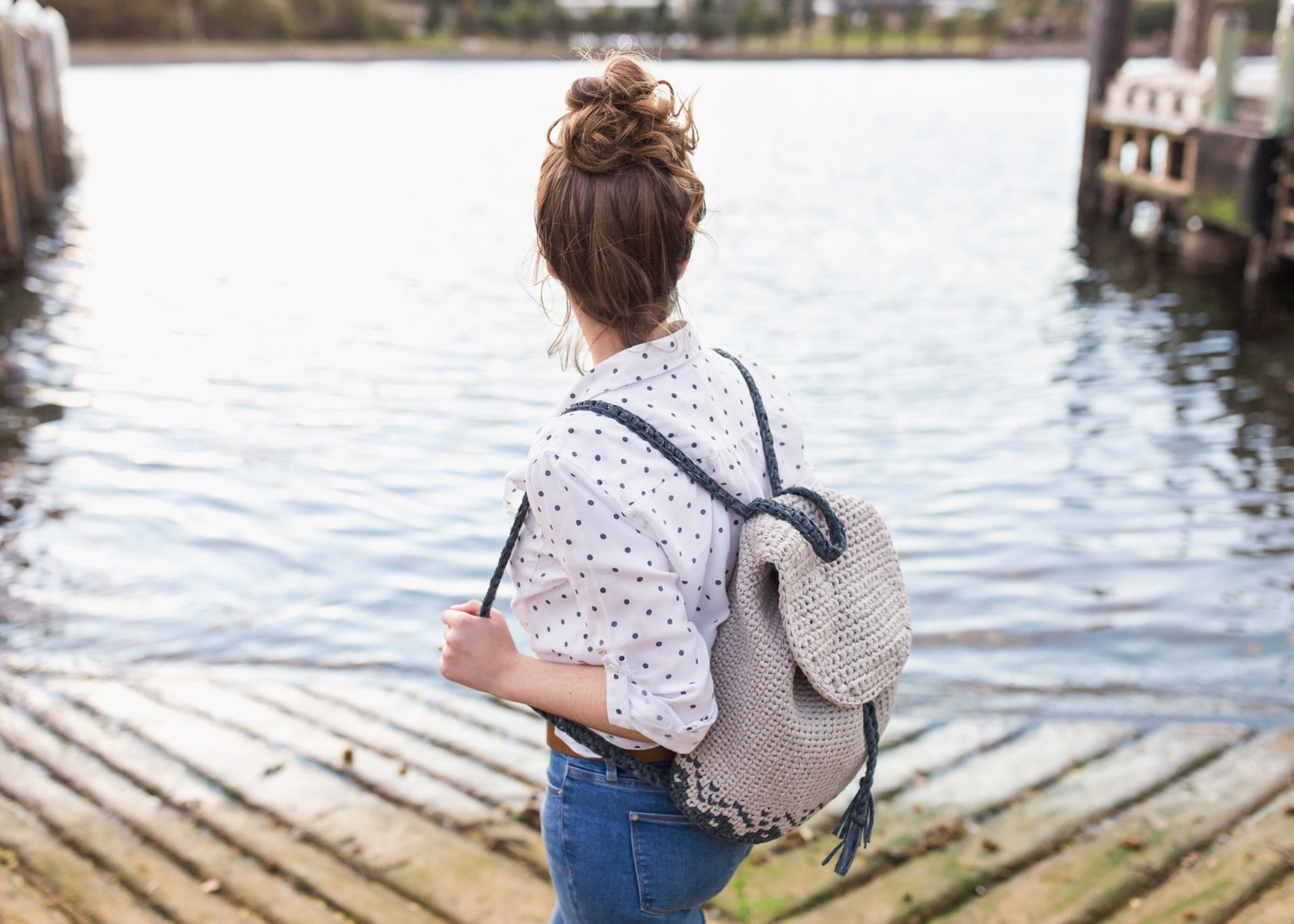 denim crochet and faux leather backpack Kit school laptop bag Color:Multi Color KROSER 17.3 Inch Laptop Whether youre new to