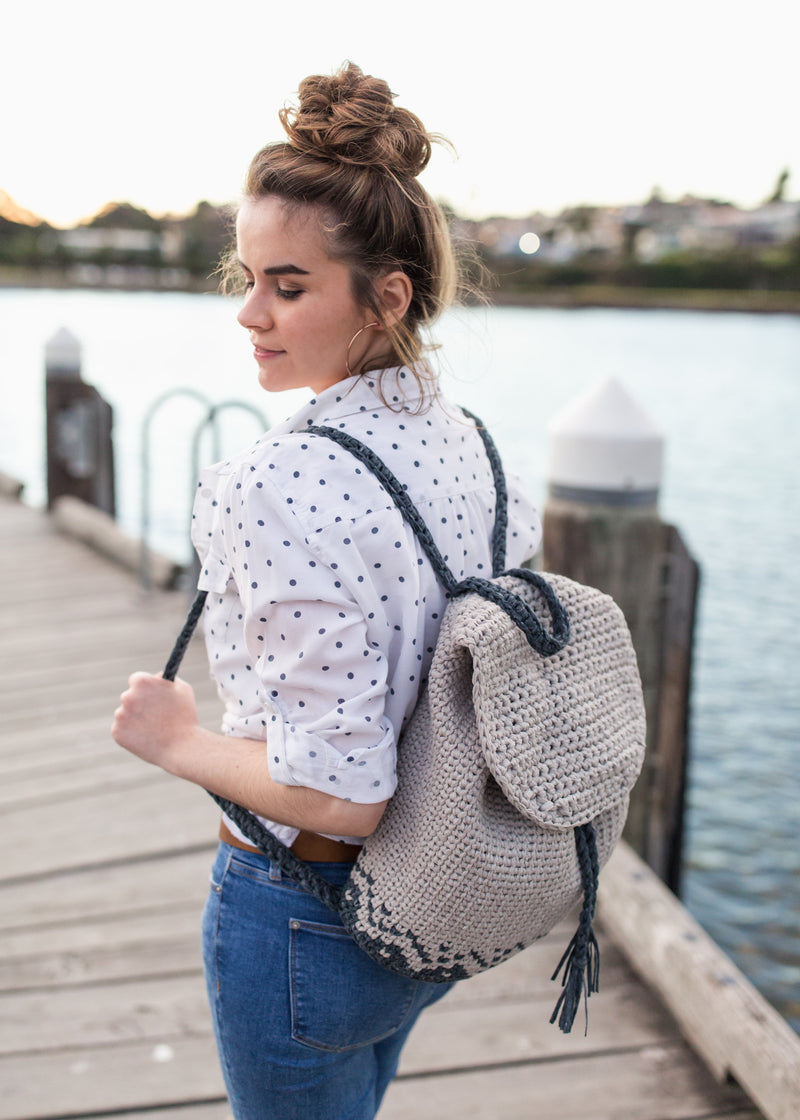 Ravelry: Florence Backpack pattern by Olivia Kent